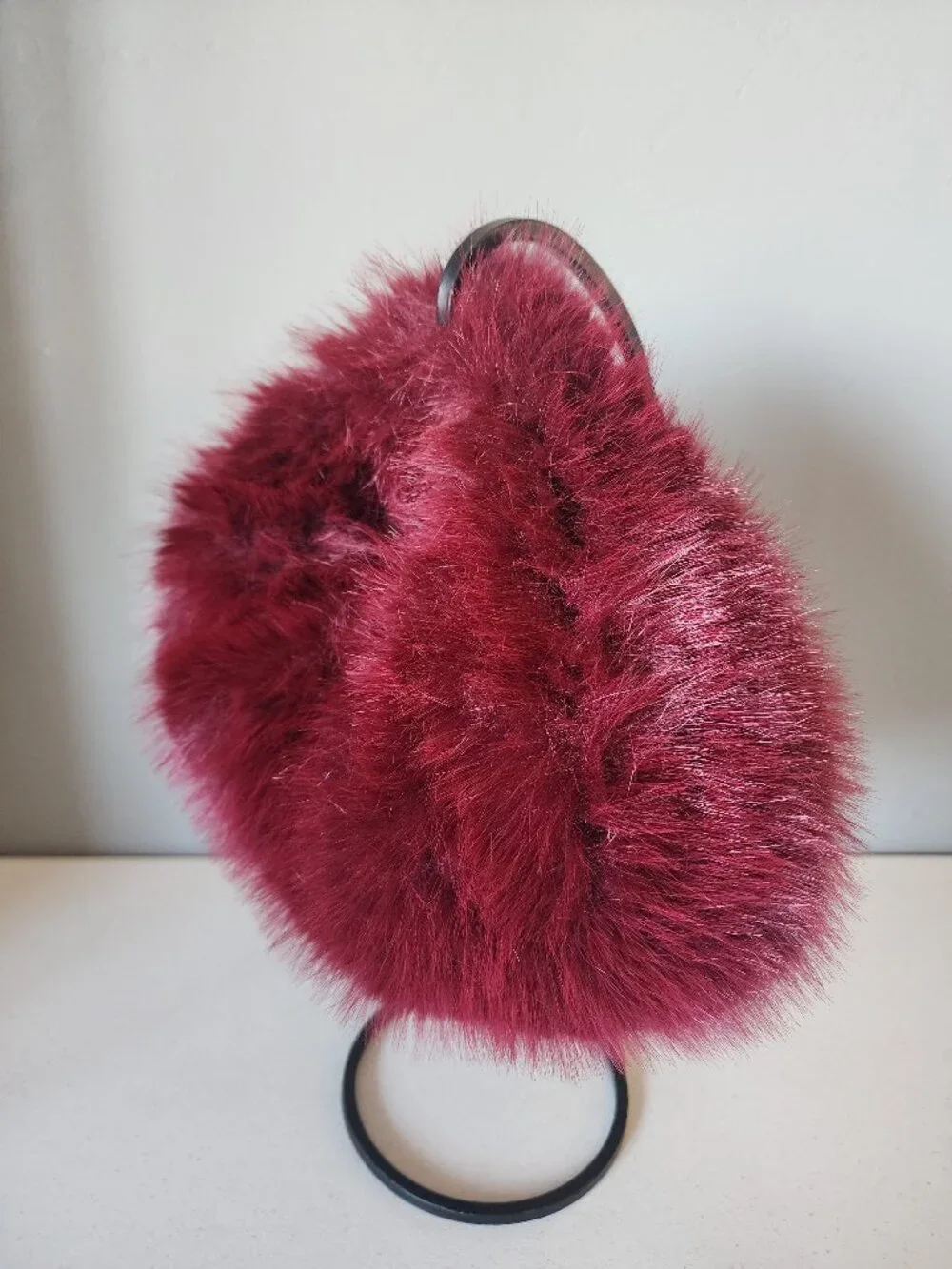 Naked Wardrobe Faux Fur Hobo 